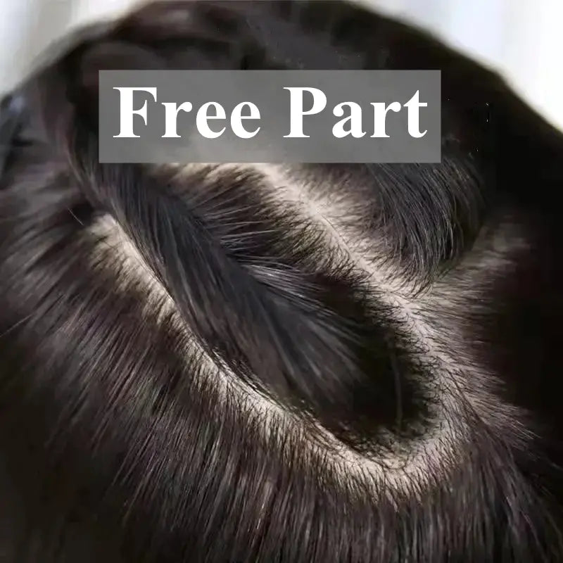 Summer Breathable Straight Hair Topper For Thinning Hair