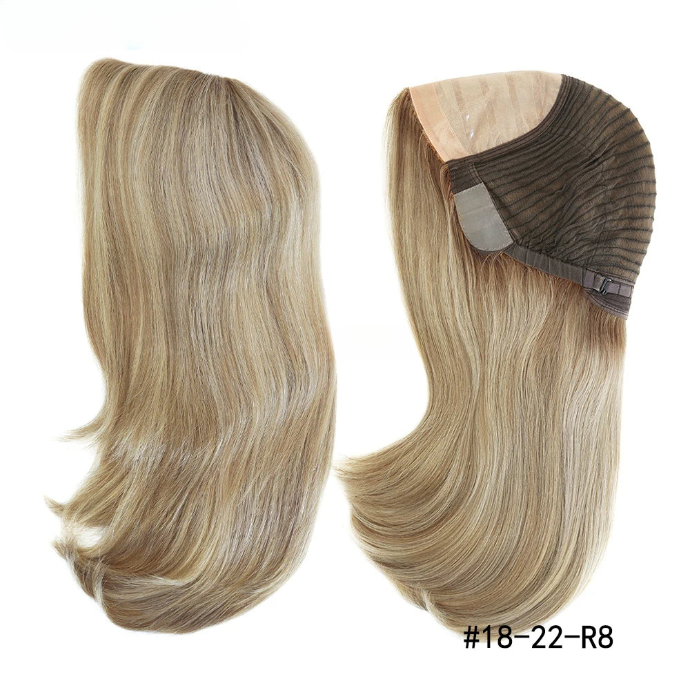 12.5 Inches Silk Top Wig Straight Women Remy Human Hair Wigs