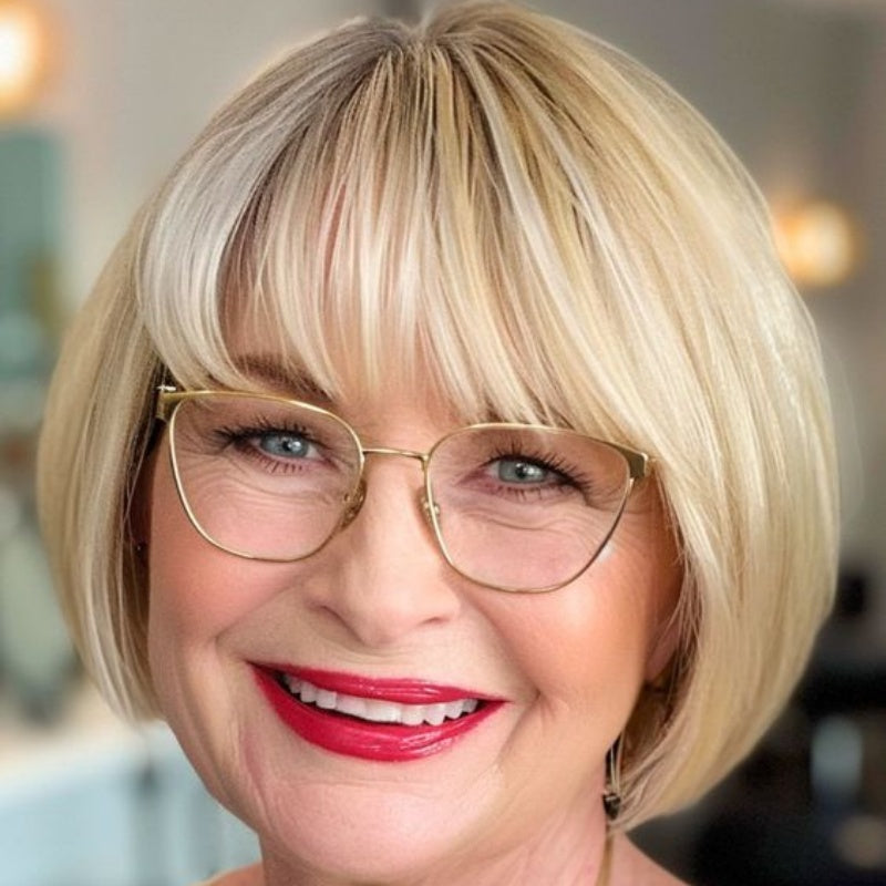 2025 Best Natual Hair Topper with Bangs for Thinning Hair