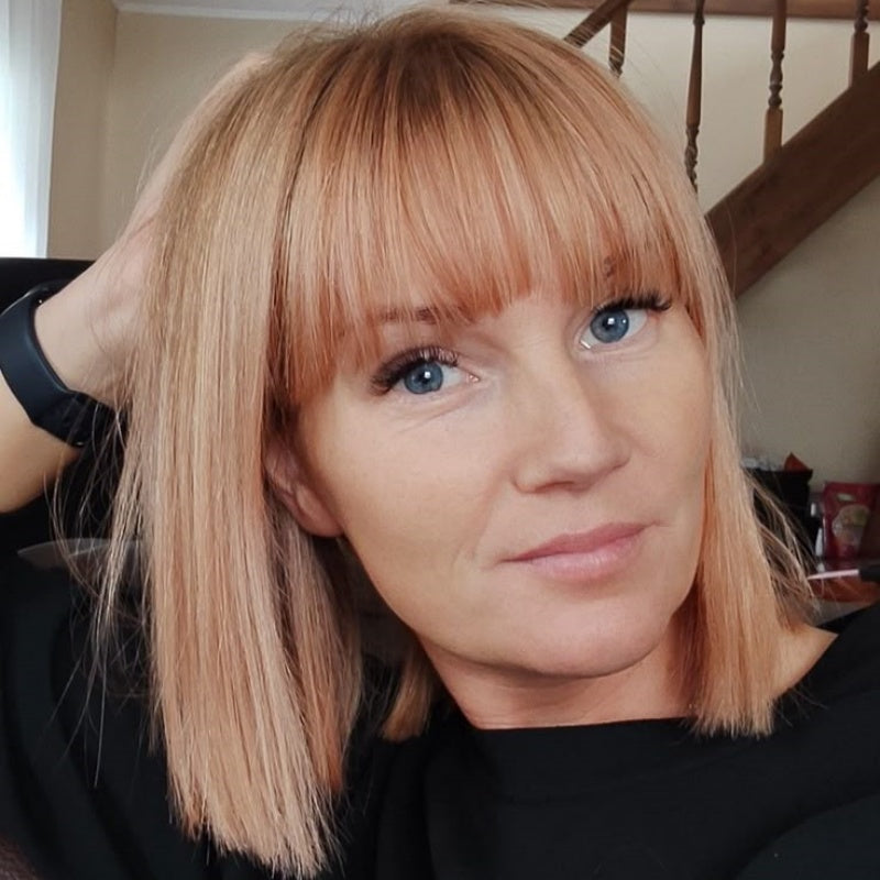 Straight Clip in Hair Topper with Bangs for Thinning Hair