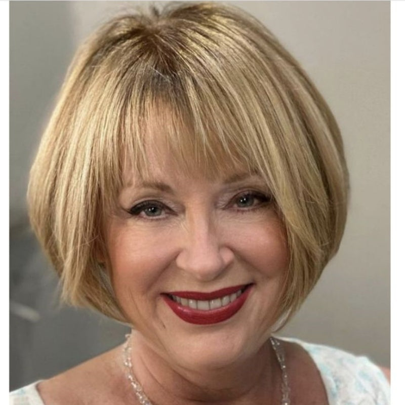 2025 Best Natual Hair Topper with Bangs for Thinning Hair