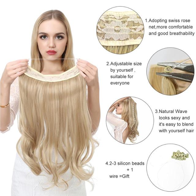 Halo Hair Extensions to Add Hair Volume and Length