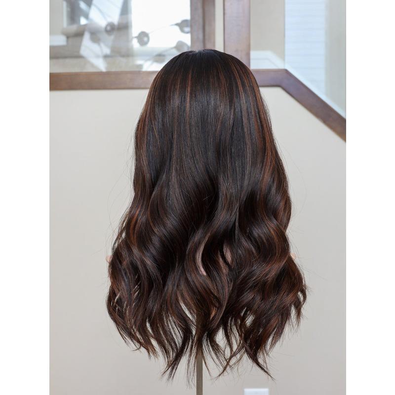 High Quality Beach Wavy Hair Topper to Make Full Hair Volume and New Style