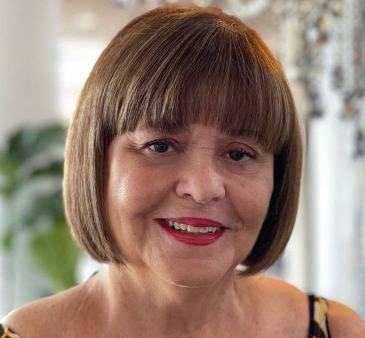 Breathable High Quality Hair Topper with Bangs for Women