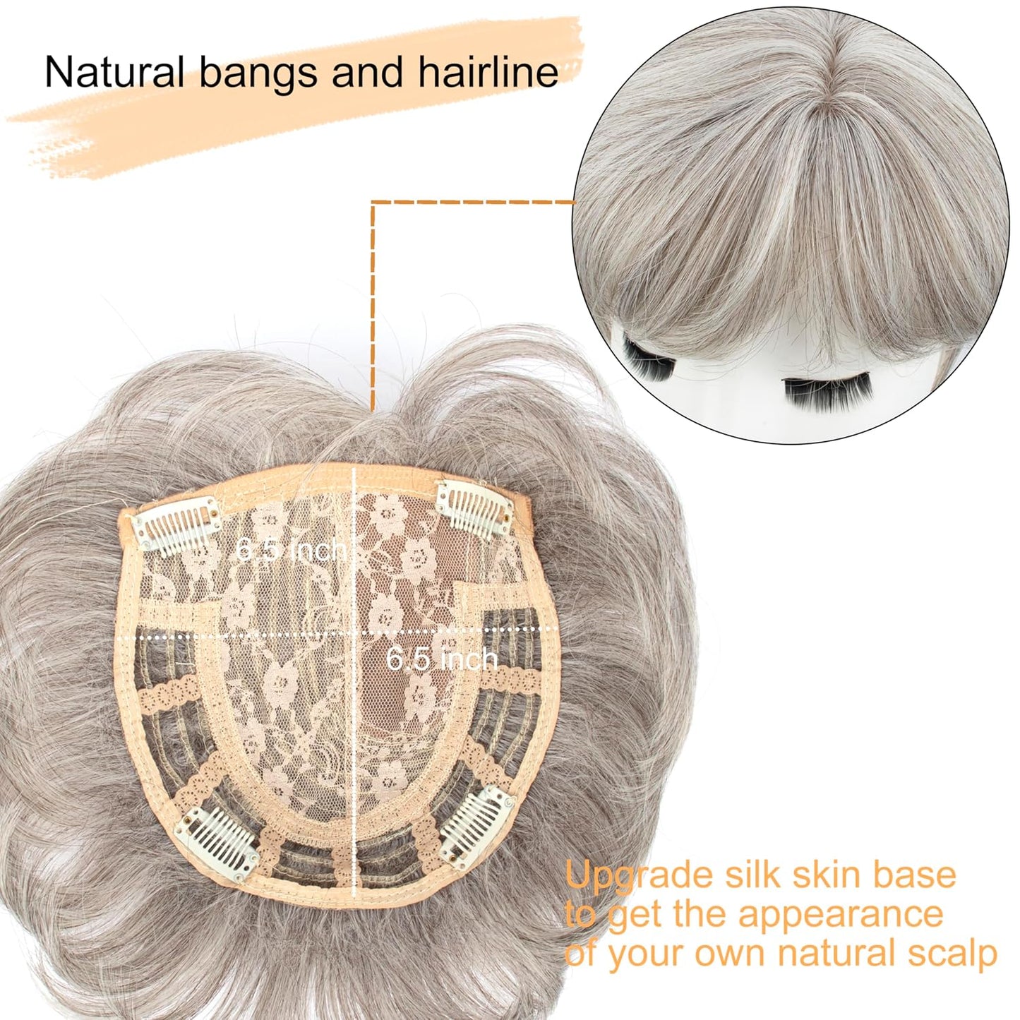 2025 Hot Sale Best Short Hair Toppers for Women with Thinning Hair