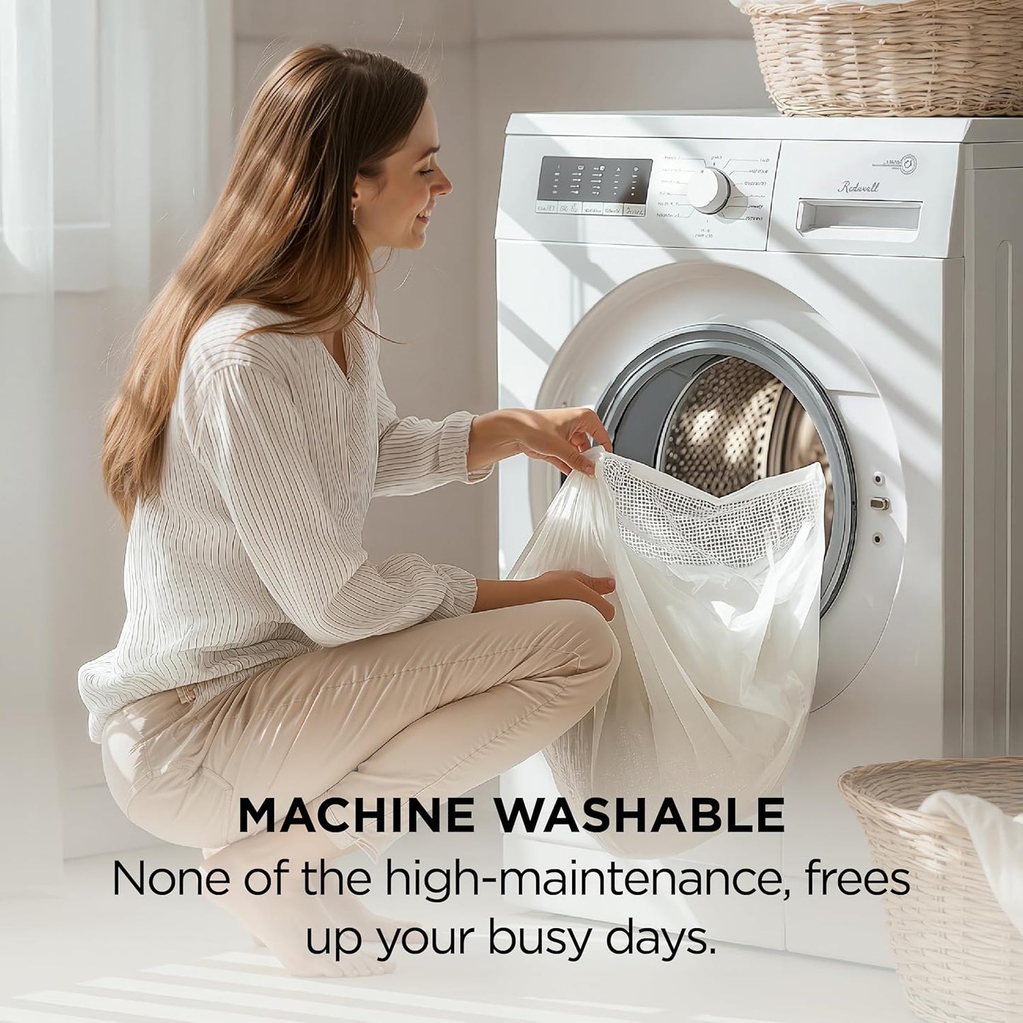 Satin Pillowcases Queen Size Set of 2, Cooling Pillow Case for Sleeping Women