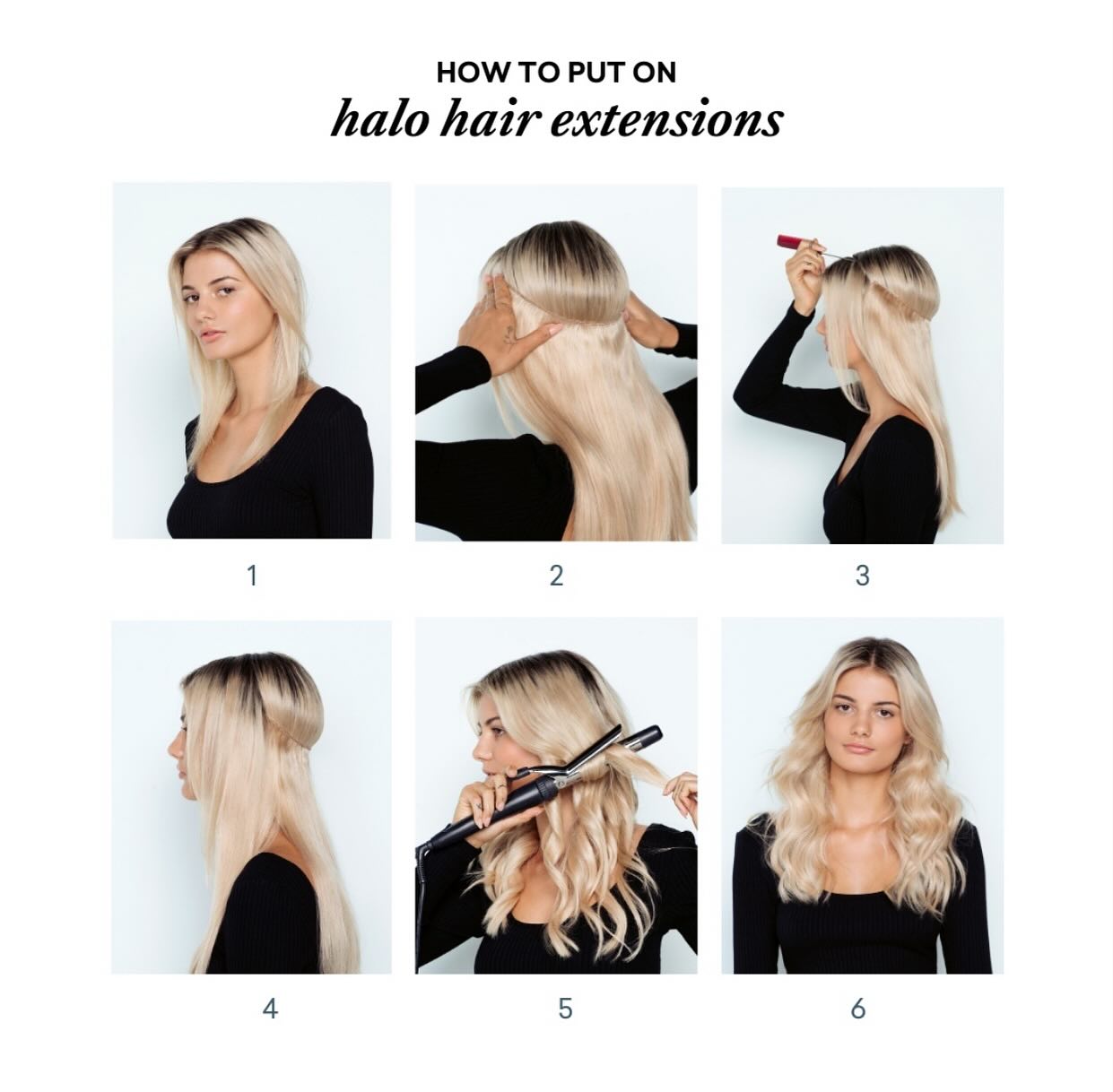 Hight Quality Halo Hair Extension Natural Hidden Wire Adjustable Transparent Wire