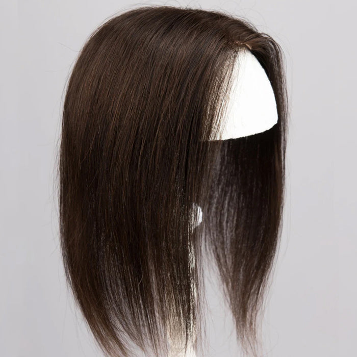 10*12 cm straight silk base human hair topper for women with thinning hair