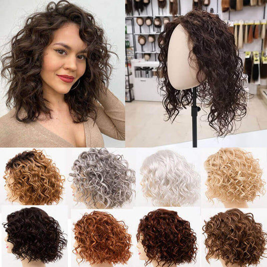 Nautal Curly Hair Toppers for Women with Thinning Hair