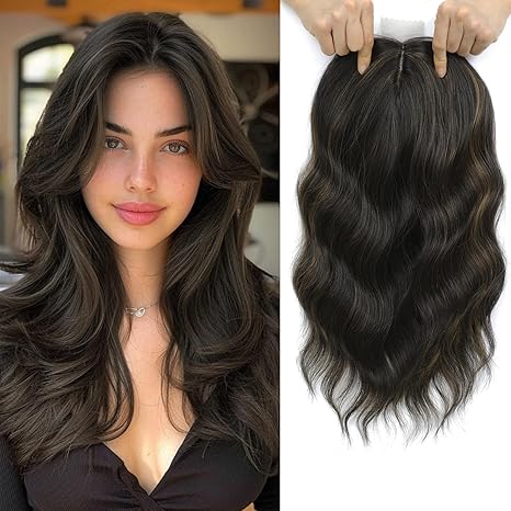 Lace Front Human Natural Hair Toppers for Women Soft, Breathable & Gorgeous