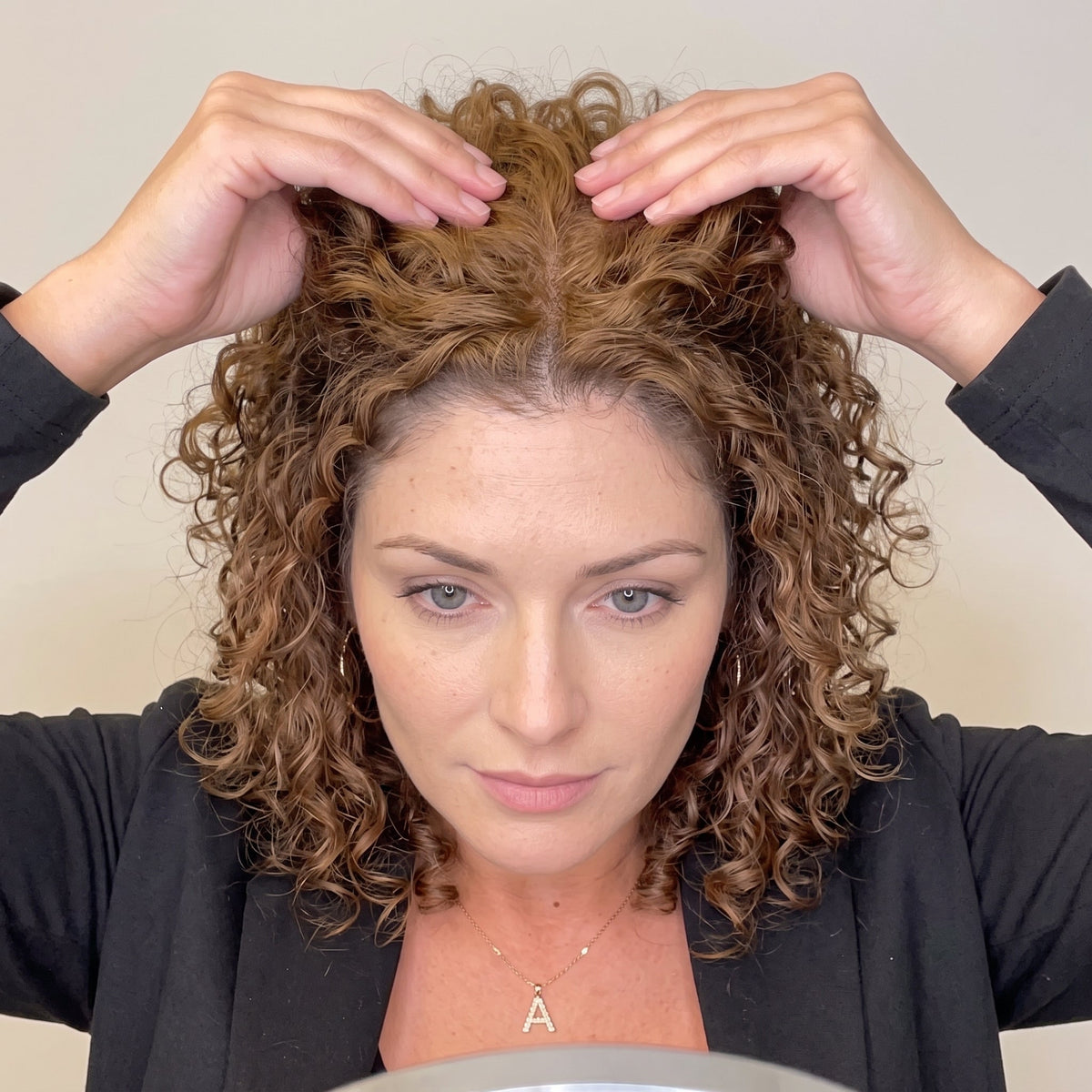 Luxury curly hair toppers for women with thinning hair