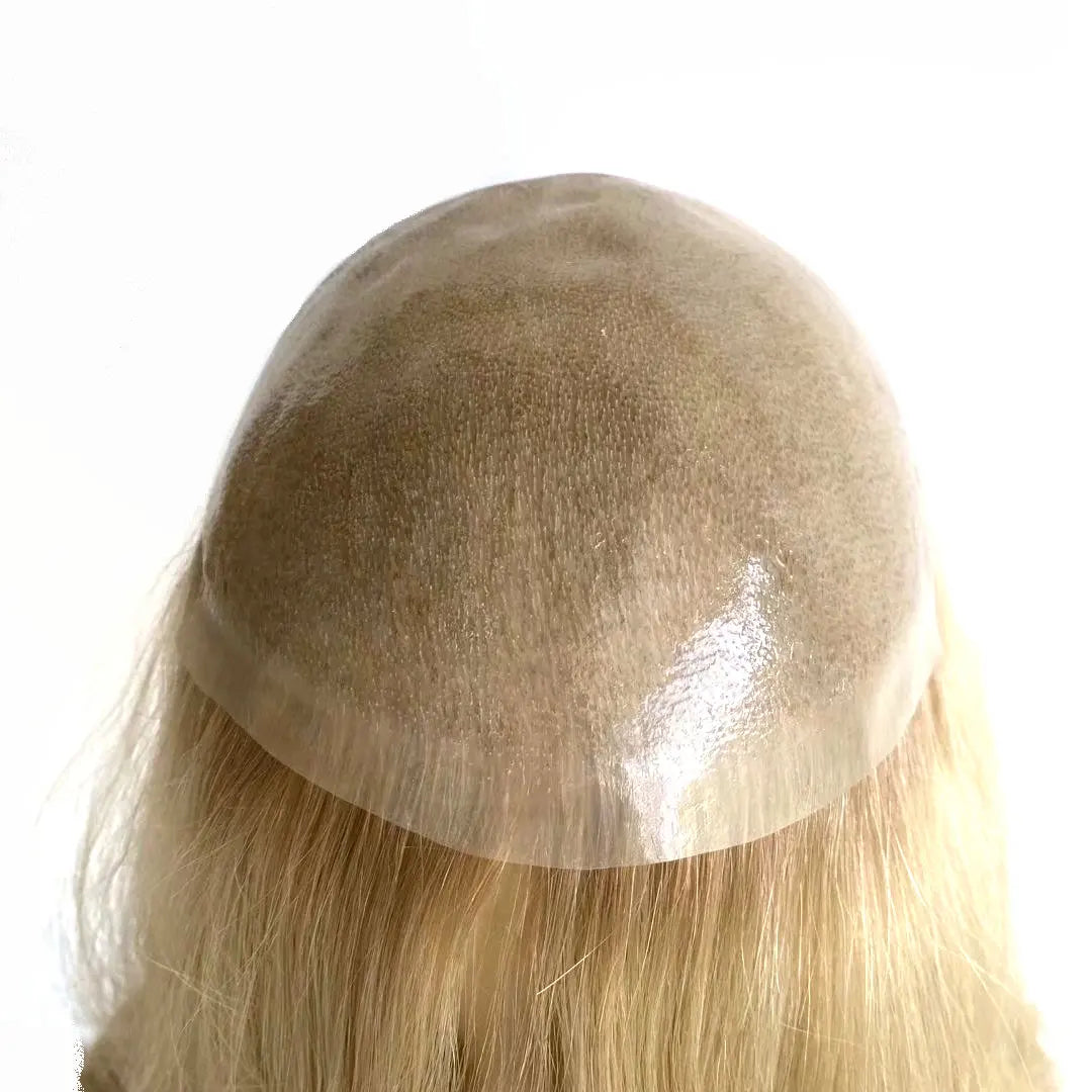 7X9'' Injected Full Thin Skin Base Human Hair Toppers for Women