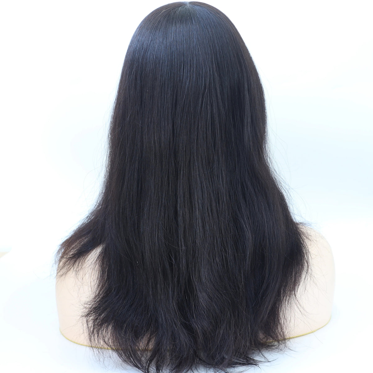 Injected Full Thin PU Base Human Hair Toppers for Women
