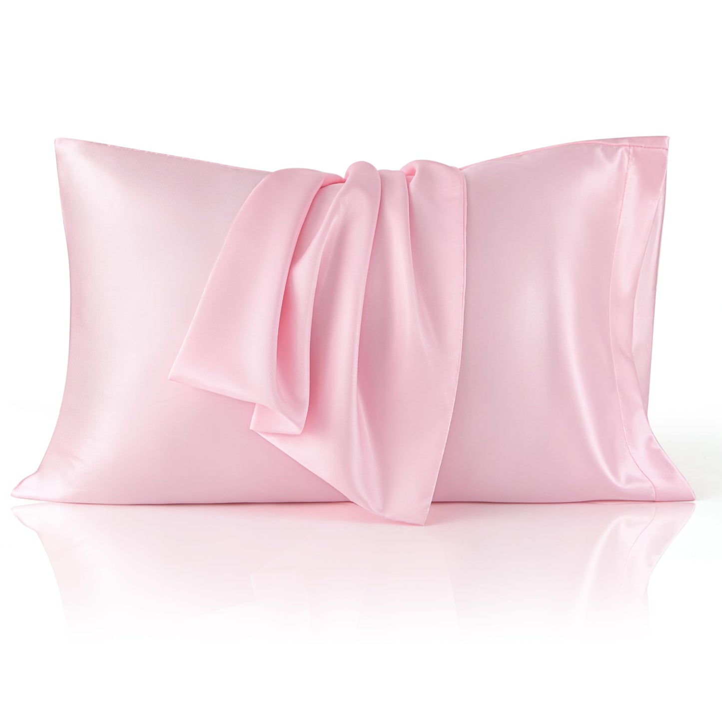 Satin Pillowcases Queen Size Set of 2, Cooling Pillow Case for Sleeping Women