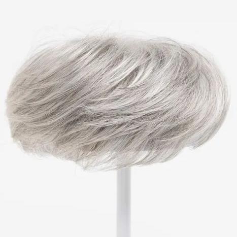 Short Pixie Cut Human Hair Topper with Bangs for Women
