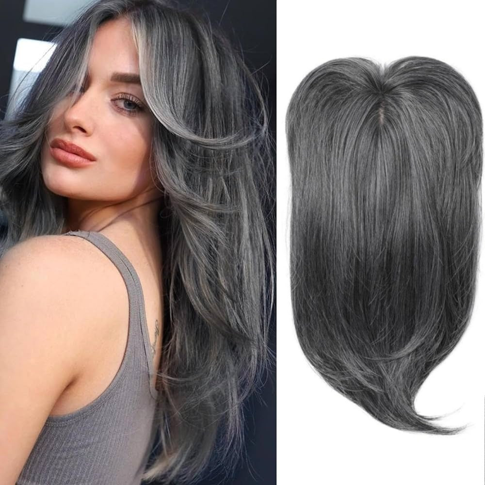 2025 New Lightweight&Breathable Straight Hair Topper For Women With Thinning Hair