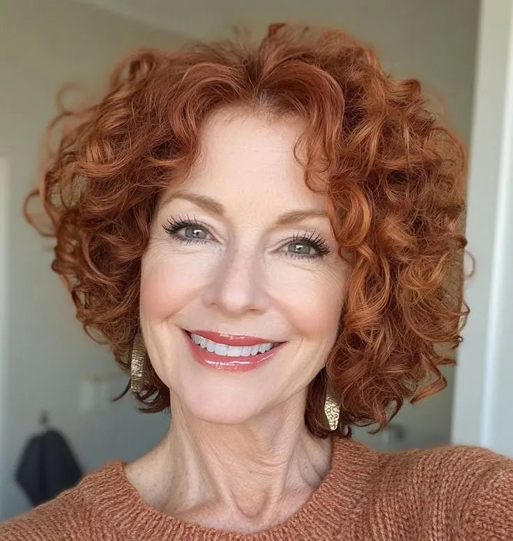 2025 New Curly Hair Toppers for Women with Thinning Hair-Cover Grays, Boost Volume - VIVACROWN