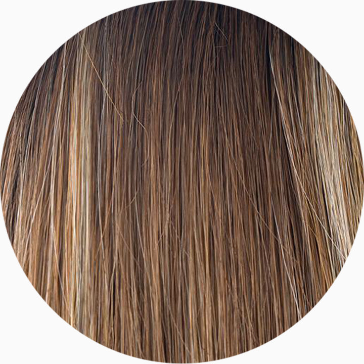 Straight Natural Hair Topper with Bangs For Women High quality Hairstyle clips in own hair blends perfectly