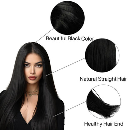 Summer Comfortable and Breathable Straight Hair Topper For Thinning Hair