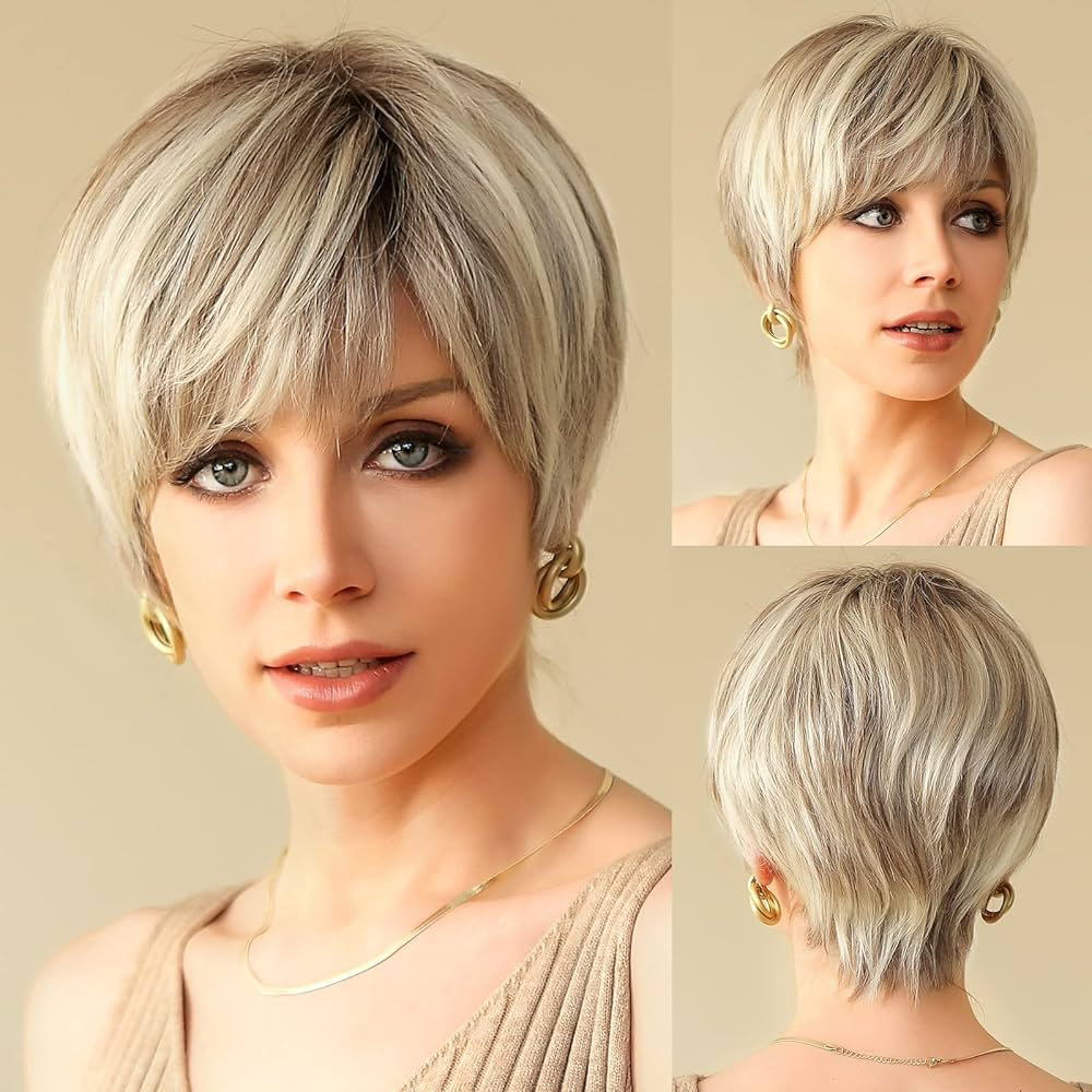 Pretty Short Pixie Wigs Women's Short Wigs