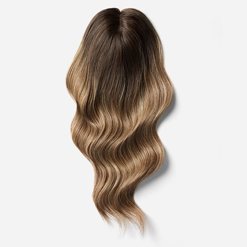 Premium Human Hair Breathable Mono Scalp Base Hair Toppers for Women