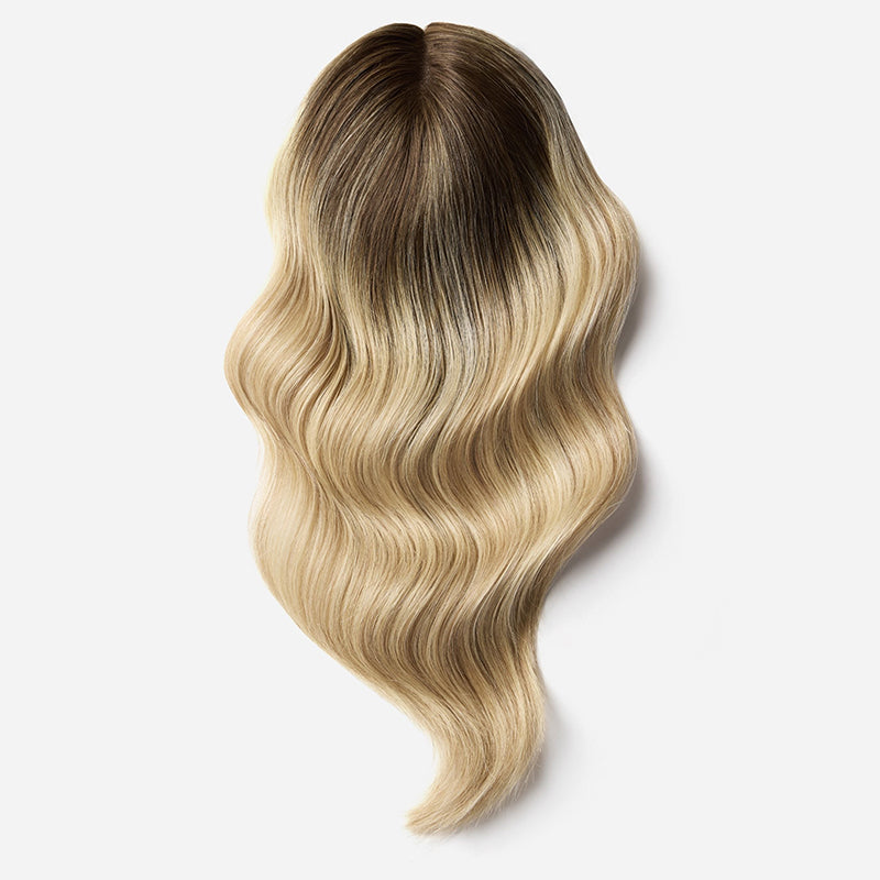 Premium Human Hair Breathable Mono Scalp Base Hair Toppers for Women