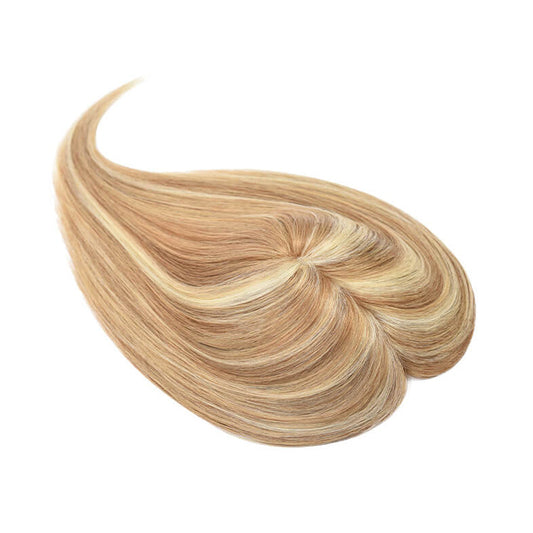 130% Density Breathable Silk Top European Hair Toppers Hairpieces