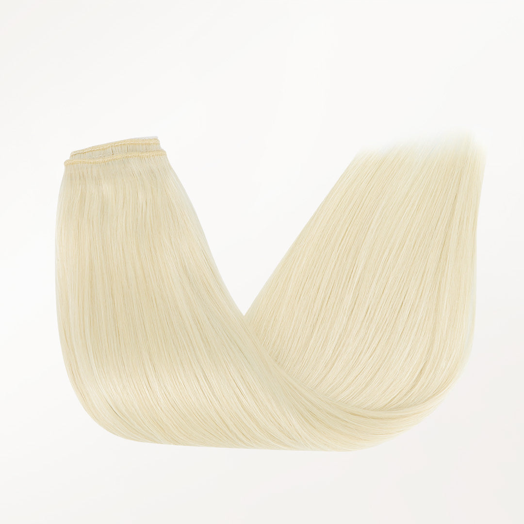 100% Human Hair Halo Extensions - Dimensional Natural Blonde