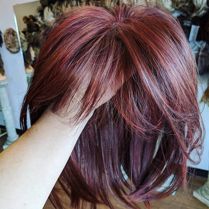 130% Density Clip-In Hair Topper for Thinning Crown-Instant Volume in Seconds.