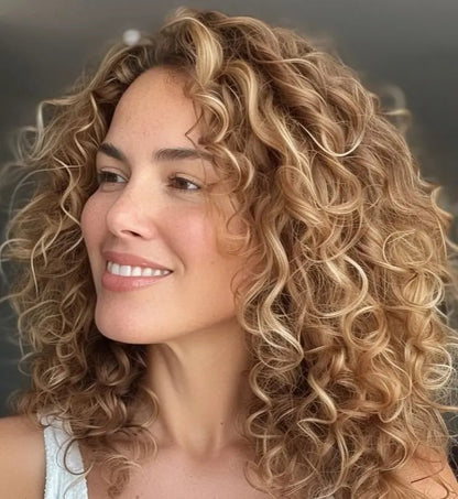 2025 New Curly Hair Toppers for Women with Thinning Hair-Cover Grays, Boost Volume - VIVACROWN
