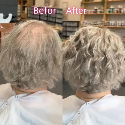 2025 New Curly Hair Toppers for Women with Thinning Hair-Cover Grays, Boost Volume - VIVACROWN