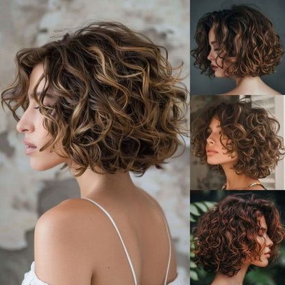 Breathable Curly Hair Topper - Summer Women's Fashion