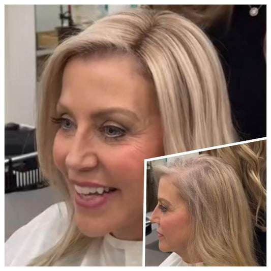 Real Straight Hair Topper for Women