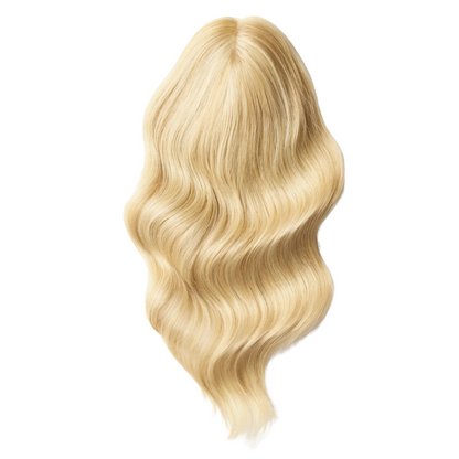 3*6 inches Mono Base Highlight Human Hair Toppers for Women 100% Virgin Remy Hair Topper