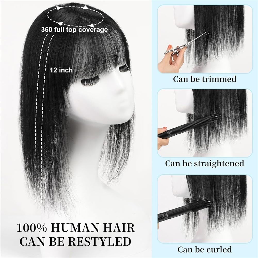 Hot Sale 10*12cm Virgin Remy Human Hair Topper for Women Hair Topper