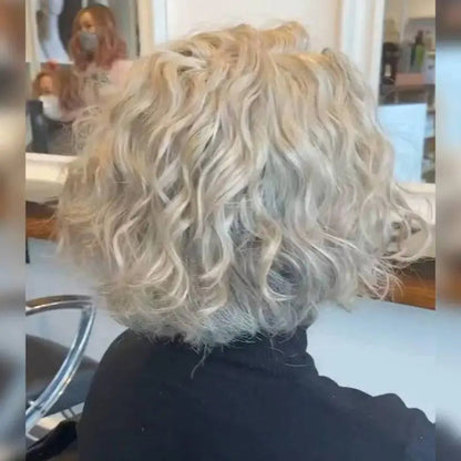2025 New Curly Hair Toppers for Women with Thinning Hair-Cover Grays, Boost Volume - VIVACROWN
