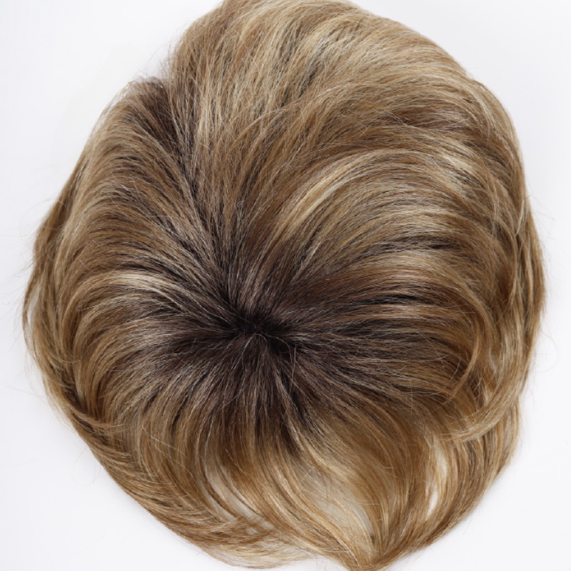9*9cm Base Full Hand tied Mono Base 100% Virgin Remy Hair Topper