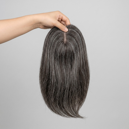 4" x 5" Virgin Remy Human Hair Topper – Silk Base Premium Volume Booster