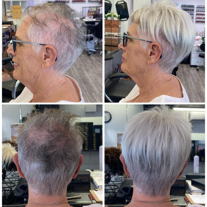Premium Short Hair Topper for Thinning Hair – Instant Volume Boost