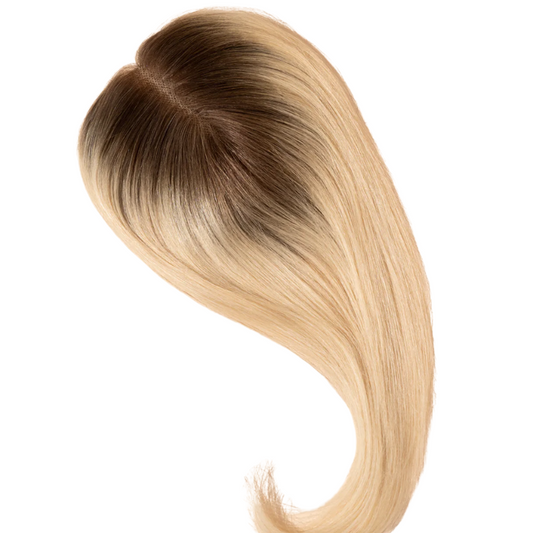 14" Rooted Light Blonde Premium Human Hair Topper Vivacrown