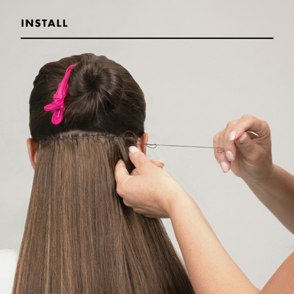 Hand Tied Weft Best Sew In Human Hair Color Dark Brown #2