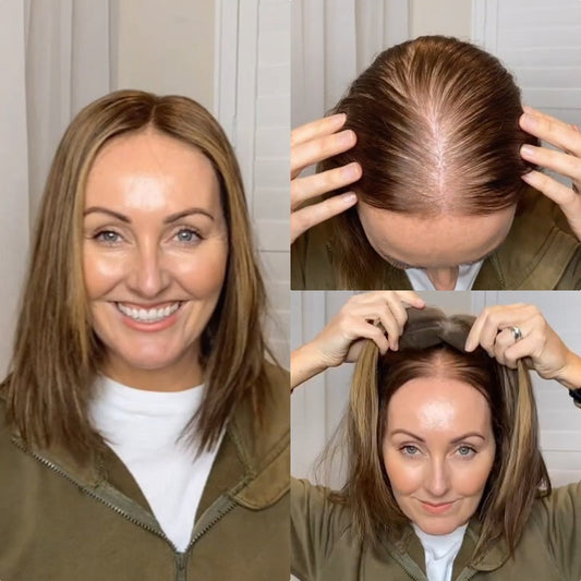 🔥2025 Hot Sale🔥 Natural Straight Hair Topper for Women