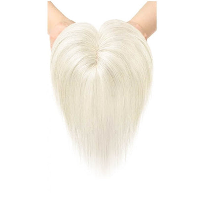 7*10cm Grey Natural Hair Topper for Women Cover and Add Hair Volume for Thinning Hair