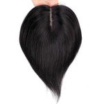 7*10cm Grey Natural Hair Topper for Women Cover and Add Hair Volume for Thinning Hair