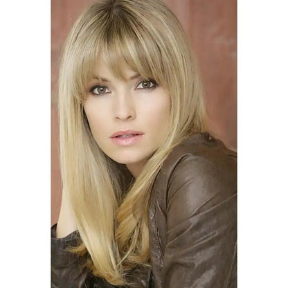 Fashion Straight Hair Topper With Bangs For Thinning Hair - VIVACROWN