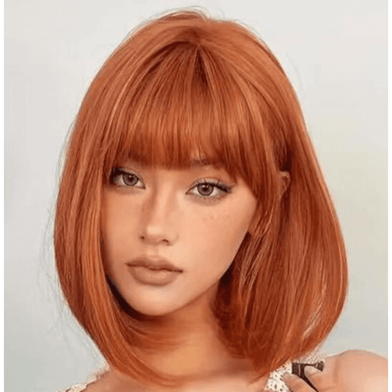 2025 New Straight Hair Topper With Bangs For Thinning Hair