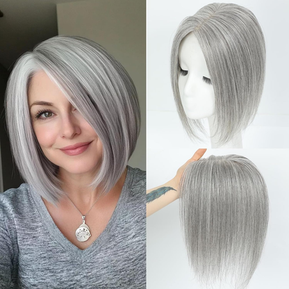Instant Crown Volume Invisible Hair Topper – Seamless Coverage for Thinning Hair