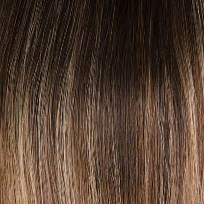Ombre Balayage Human Hair Topper Without Bangs
