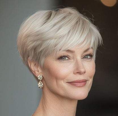 Premium Short Hair Topper for Thinning Hair – Instant Volume Boost
