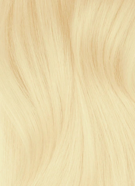100% Human Hair Sew In Extensions Machine Weft Color #1